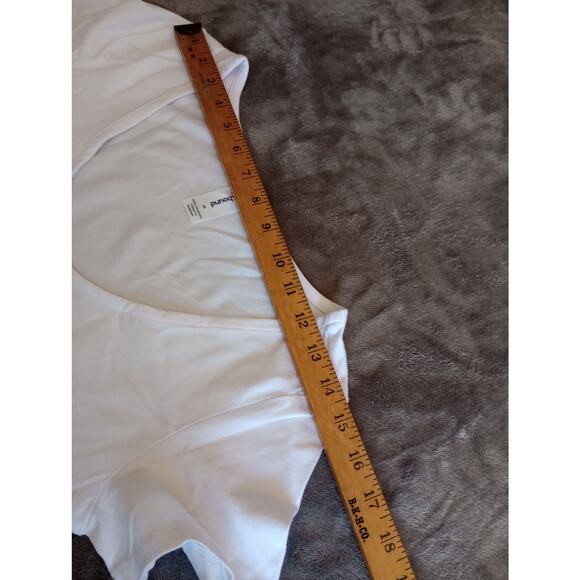 Abound Bodysuit White Womens Size M New Without Tags - Picture 7 of 8